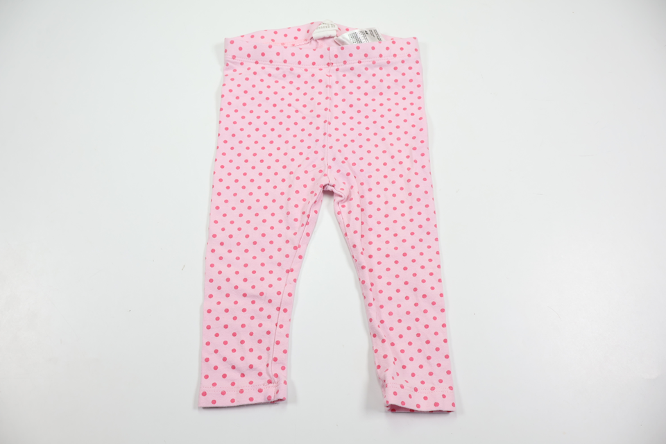 Polka dot leggings from H&M - Size 68/74 - Pink