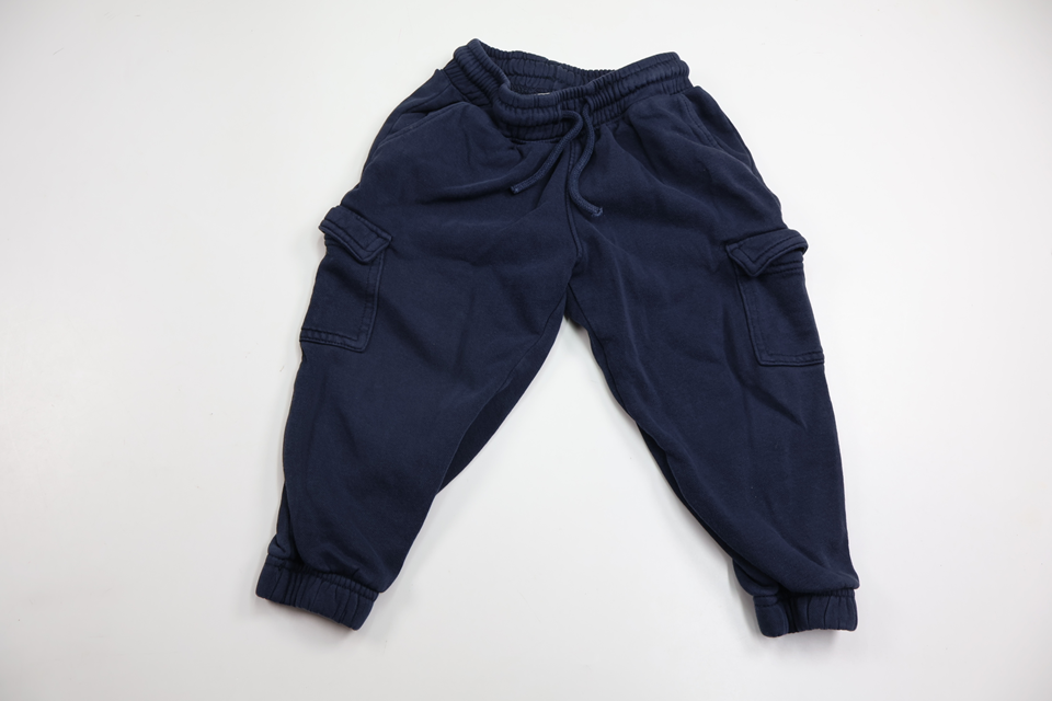 Cargobyxor från H&M - Storlek 92 - Marinblå