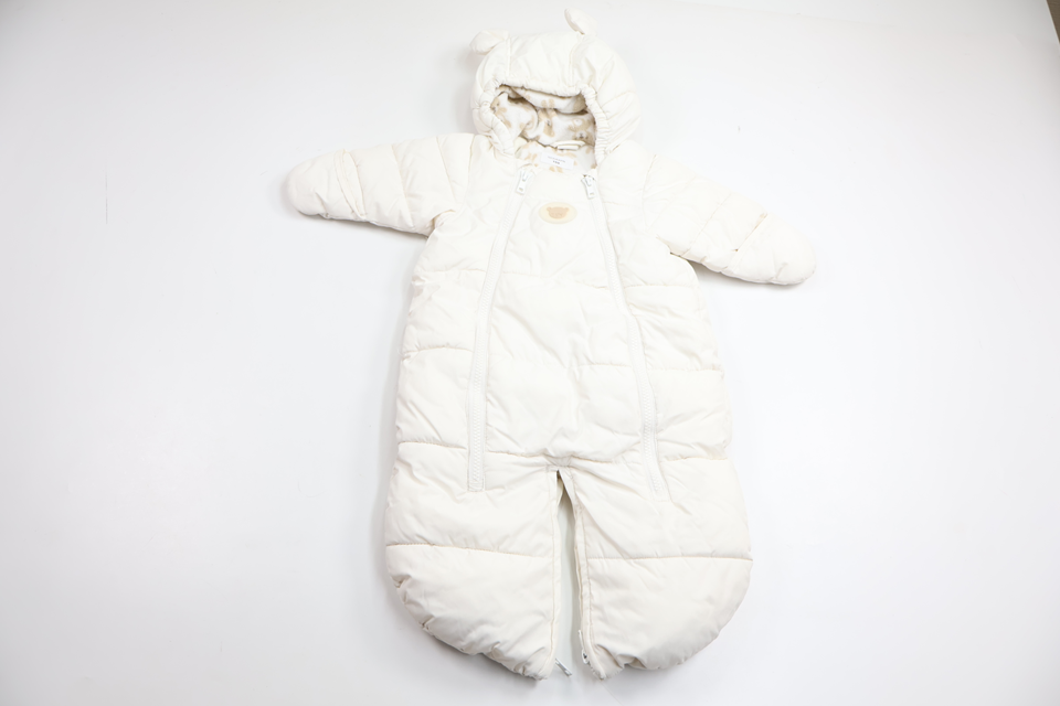 Fleecefodrad overall från H&M - Storlek 50/56 - Vit