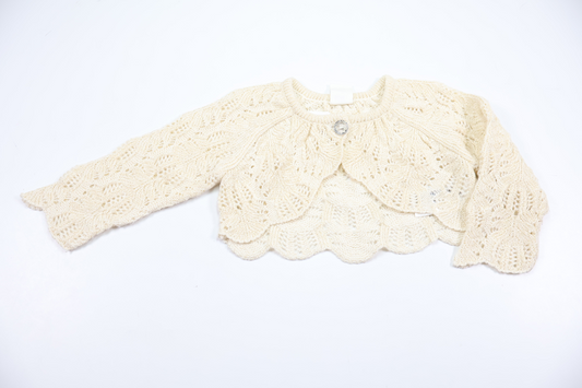 Knitted bolero from H&amp;M - Size 68 - Off-white