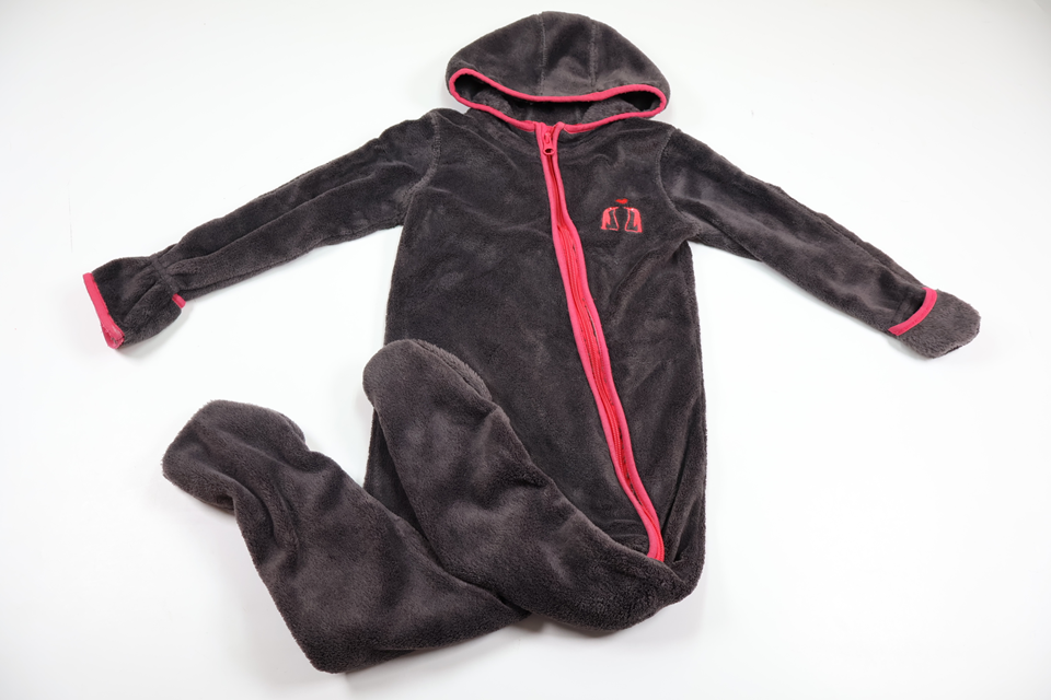 Fleece overall from Lupilu - Size 86/92 - Grey