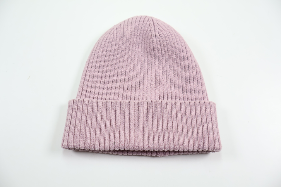 Ribbed beanie from Lindex - Size 48/50 - Purple