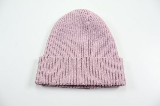 Ribbed beanie from Lindex - Size 48/50 - Purple