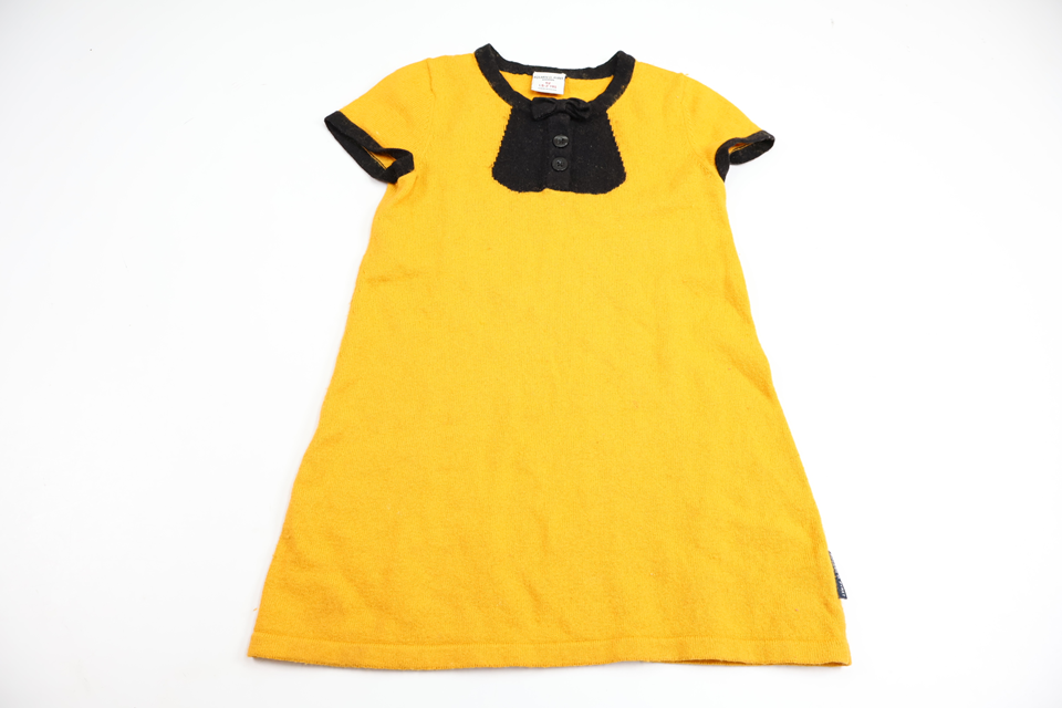 Wool blend dress from Polarn o. Pyret - Size 92 - Yellow