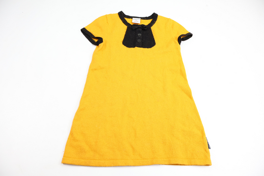Wool blend dress from Polarn o. Pyret - Size 92 - Yellow