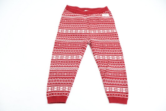 Knitted trousers from Newbie - Size 86 - Wine red