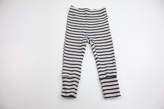 Ribbade byxor från BEBE - Storlek 80 - Grå