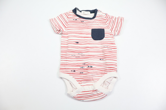 Striped bodysuit from Newbie - Size 56 - White