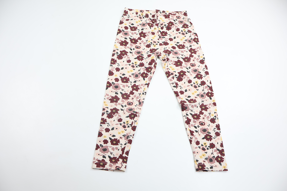 Blommiga byxor från Amy & Lucy - Storlek 98/104 - Beige