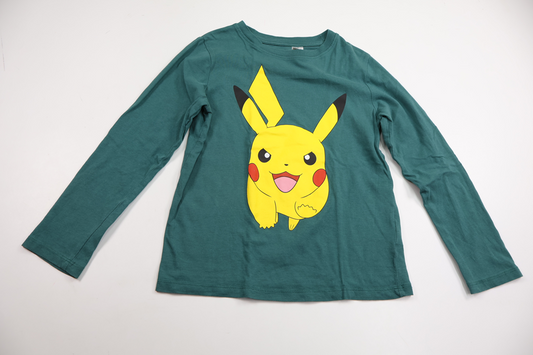 Tröja med Pokémon från H&M - Storlek 122/128 - Grön