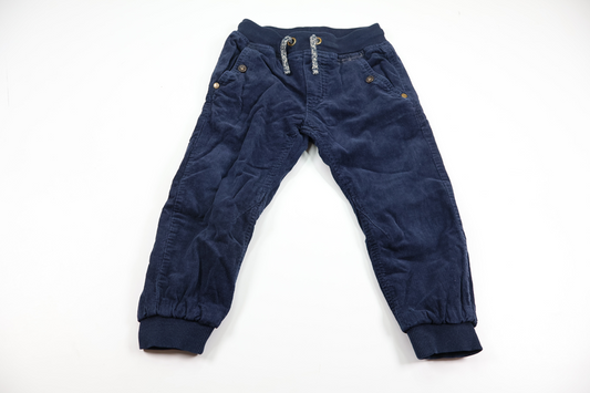 Lined trousers from Lindex - Size 98 - Navy blue