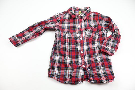 Checked shirt from Gassa - Size 92 - Red
