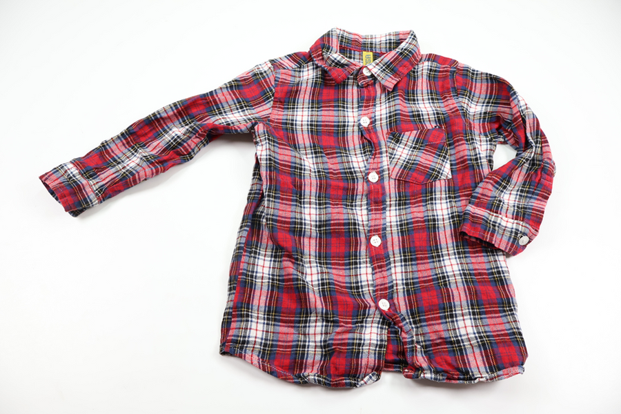 Checked shirt from Gassa - Size 92 - Red
