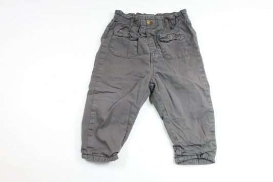 Lined trousers from H&M - Size 80 - Grey