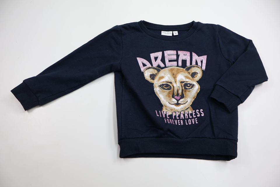 Sweatshirt från Name It - Storlek 98 - Marinblå