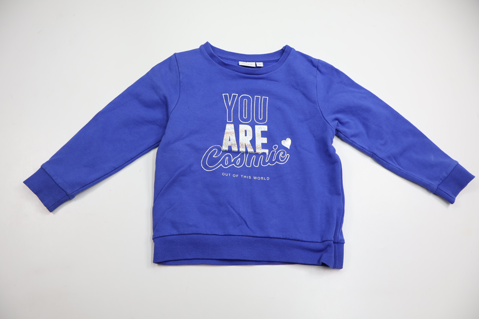 Sweatshirt från Name It - Storlek 98 - Blå