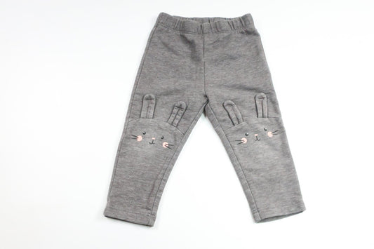 Pants with rabbits from H&amp;M - Size 74 - Grey