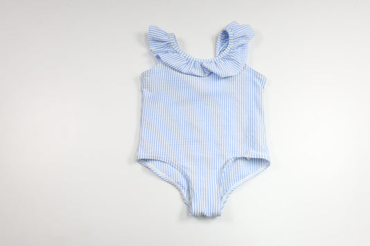 Striped swimsuit from H&M - Size 74/80 - Blue