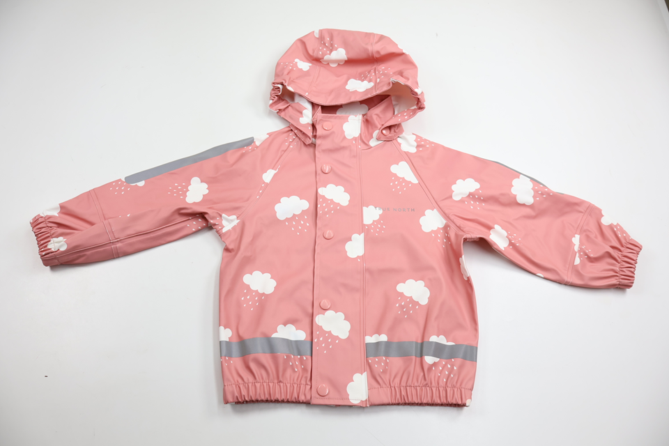 Regnjacka från True North - Storlek 86/92 - Rosa
