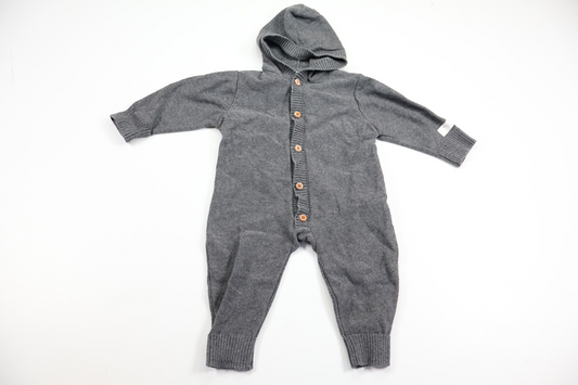 Knitted all-in-one from Tiny One - Size 62 - Grey