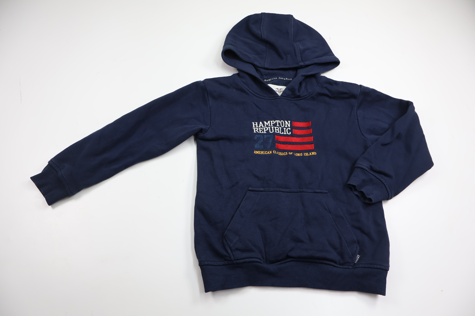 Huvtröja från Hampton Republic - Storlek 122/128 - Marinblå