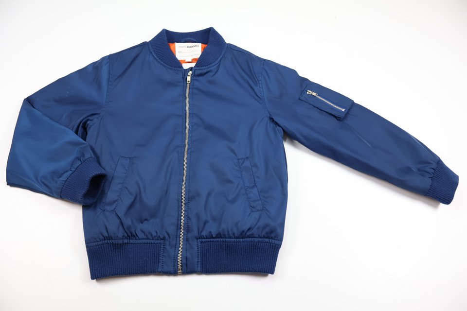 Bomber jacket from Kappahl - Size 122 - Navy blue