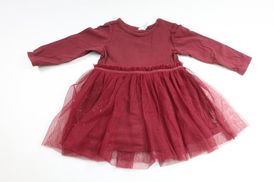 Tulle dress from H&M - Size 68 - Burgundy