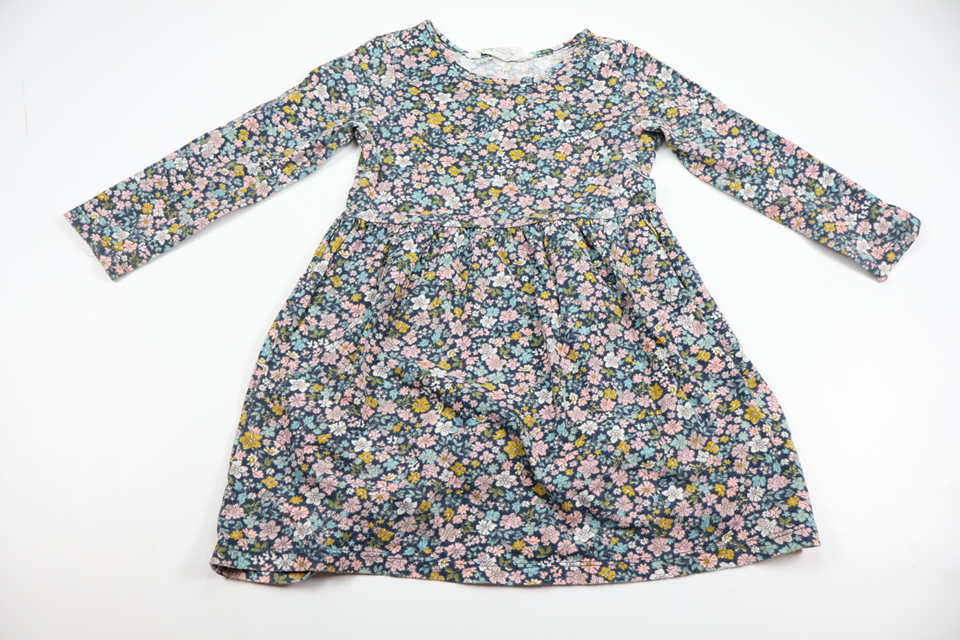 Floral dress from H&M - Size 92 - Blue