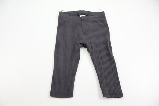 Ribbed trousers from H&M - Size 68/74 - Grey