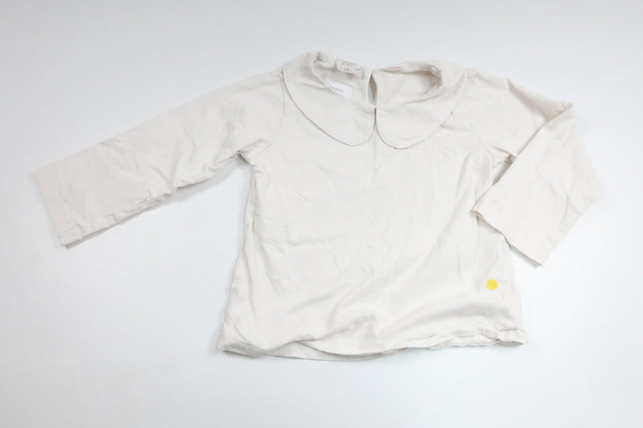 Sweater with collar from Zara - Size 110 - White
