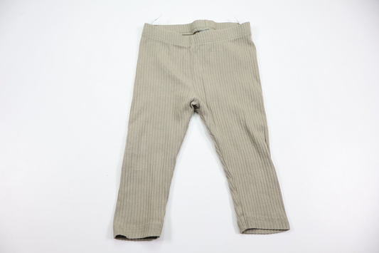 Ribbed trousers from H&M - Size 74 - Green