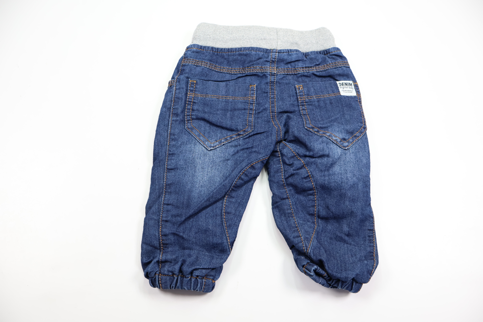 Lined denim trousers from Kappahl - Size 68/74 - Denim
