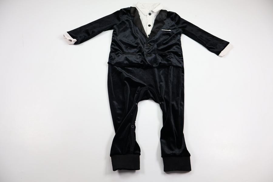 "Smoking" Jumpsuit from The Tiny Universe - Size 80 - Black