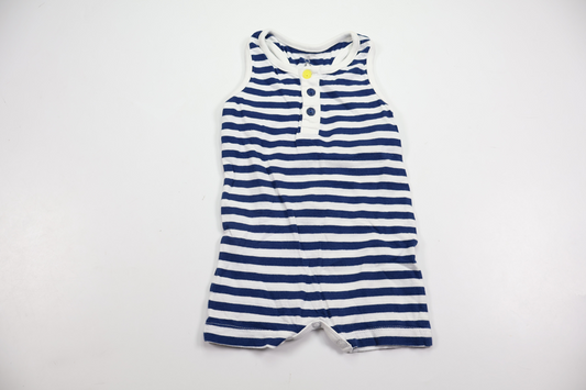 Striped jumpsuit from Åhléns - Size 50/56 - Navy blue