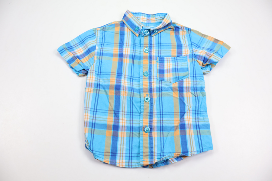 Checked shirt from Little Rebel - Size 74/80 - Blue