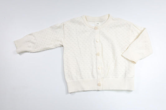 Knitted cardigan from H&M - Size 74 - Off-white