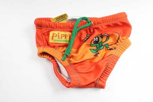 Swim diaper with Pippi Longstocking from Swimpy - Size 80/86 - Orange
