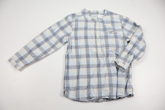 Mini A Ture Plaid Shirt - Size 110 - Blue