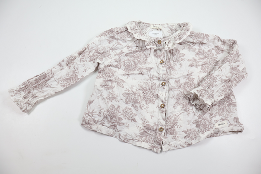 Floral tunic from Newbie - Size 98 - White