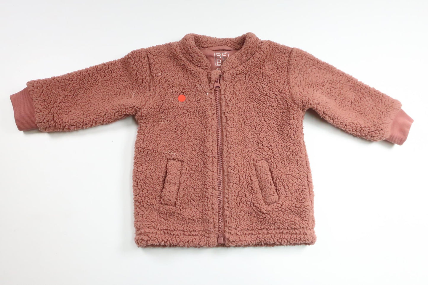 Teddy jacket from BEBE - Size 70 - Pink