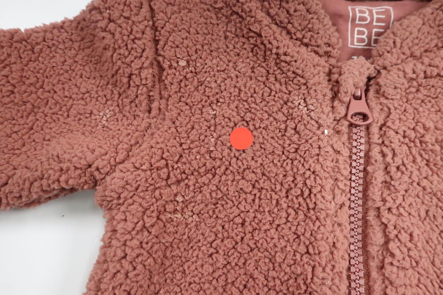 Teddy jacket from BEBE - Size 70 - Pink