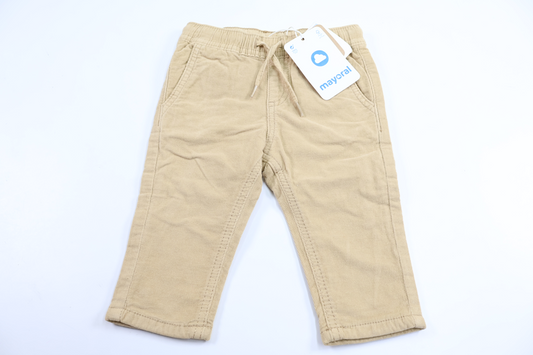 Lined trousers from Mayoral - Size 68 - Beige