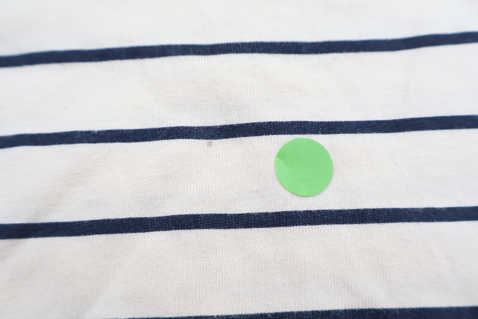 Striped top from H&M - Size 68 - Off-white