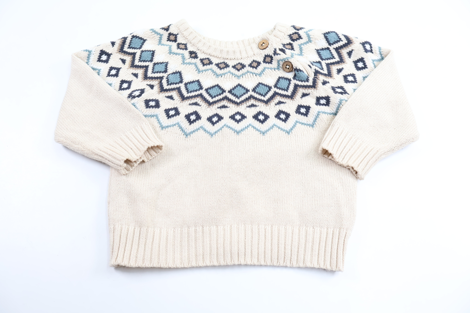 Knitted sweater from Wayfarer Baby - Size 80 - Off-white