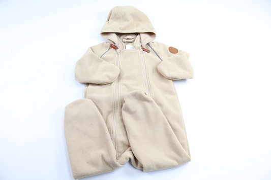 Vindfleeceoverall från Kuling - Storlek 80 - Beige