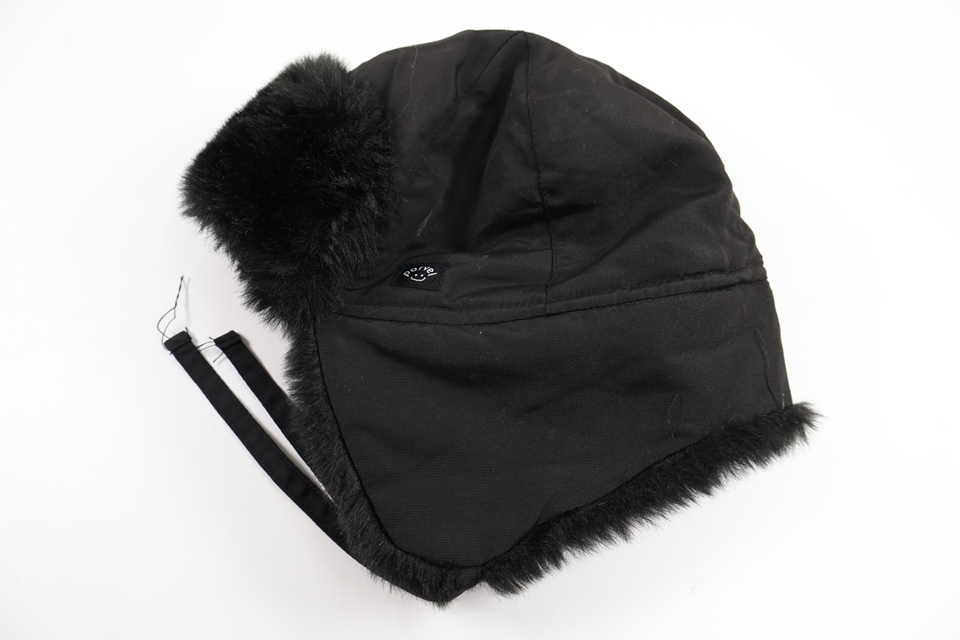 Fleece-lined winter hat from Parvel - Size 48 - Black