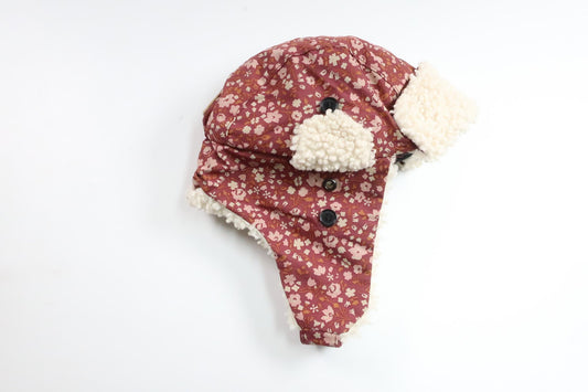 Fleece-lined hat/helmet cap from Kuling - Size 52 - Pink