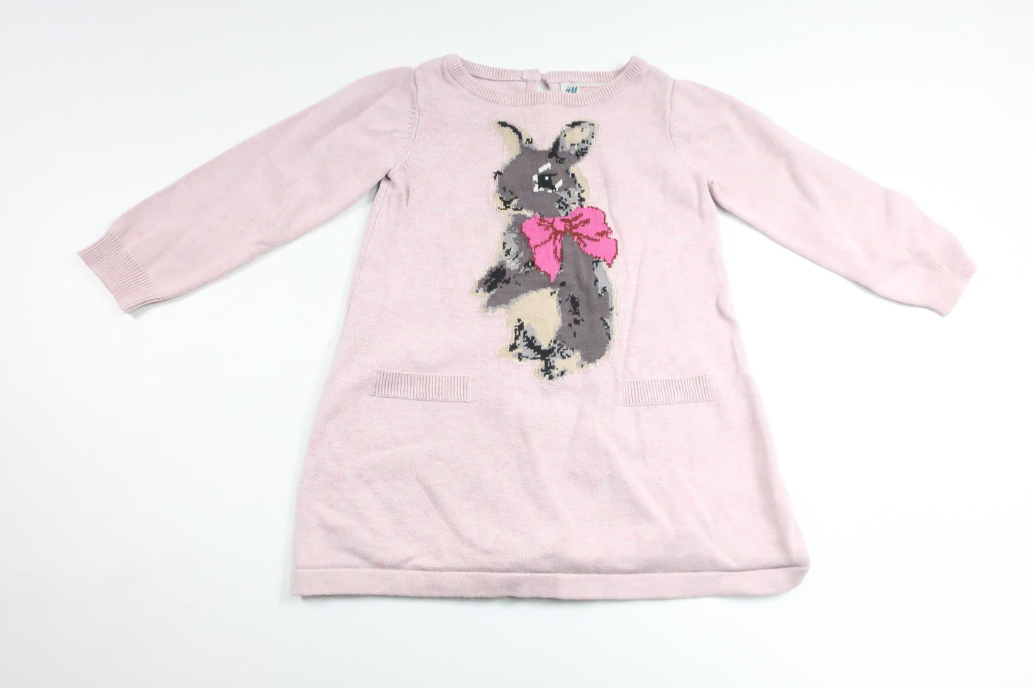 Knitted dress from H&M - Size 92 - Pink
