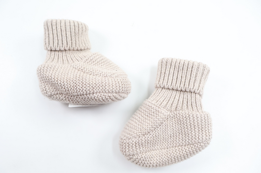Stickade tossor från H&M - Storlek 56/62 - Beige