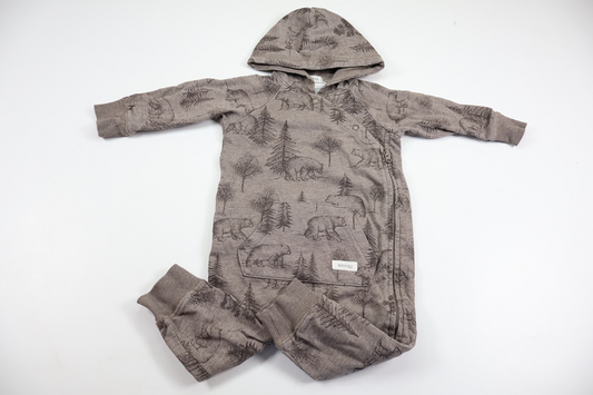 Jumpsuit/Overall från Newbie - Storlek 74 - Brun